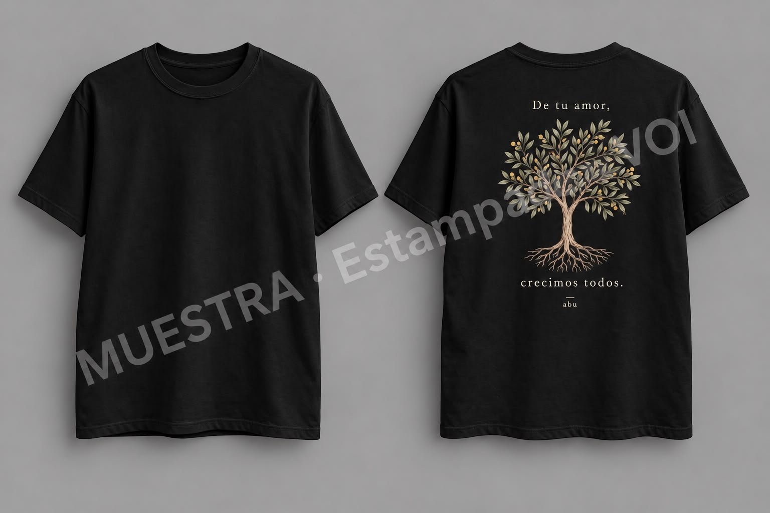 Remera con Diseño de tu amor crecimos todos
