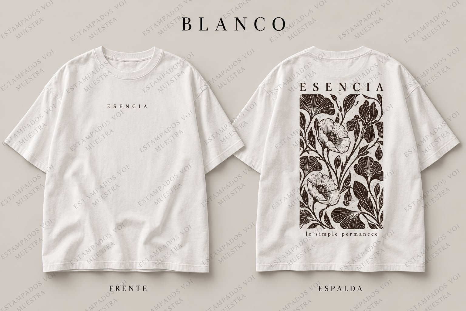 Remera con diseño Escencia