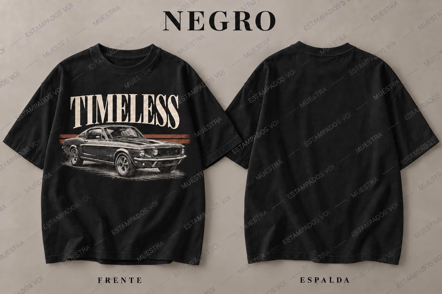 Remera con Diseño Timeless