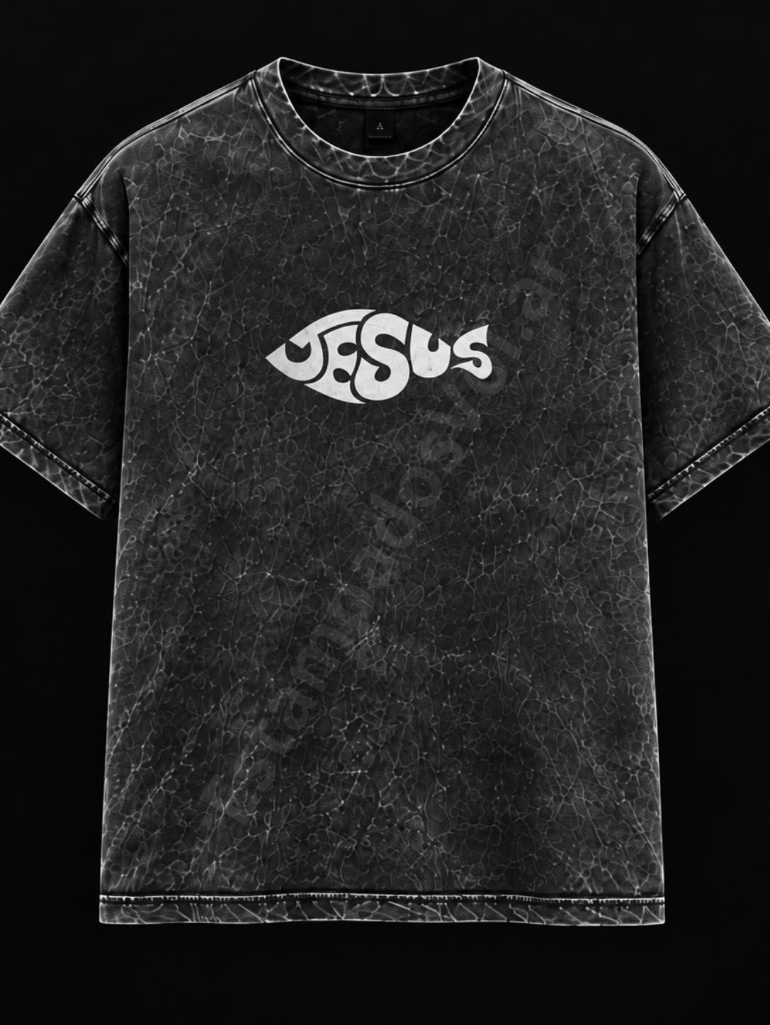 Remera Personalizada JESUS STONE WASH
