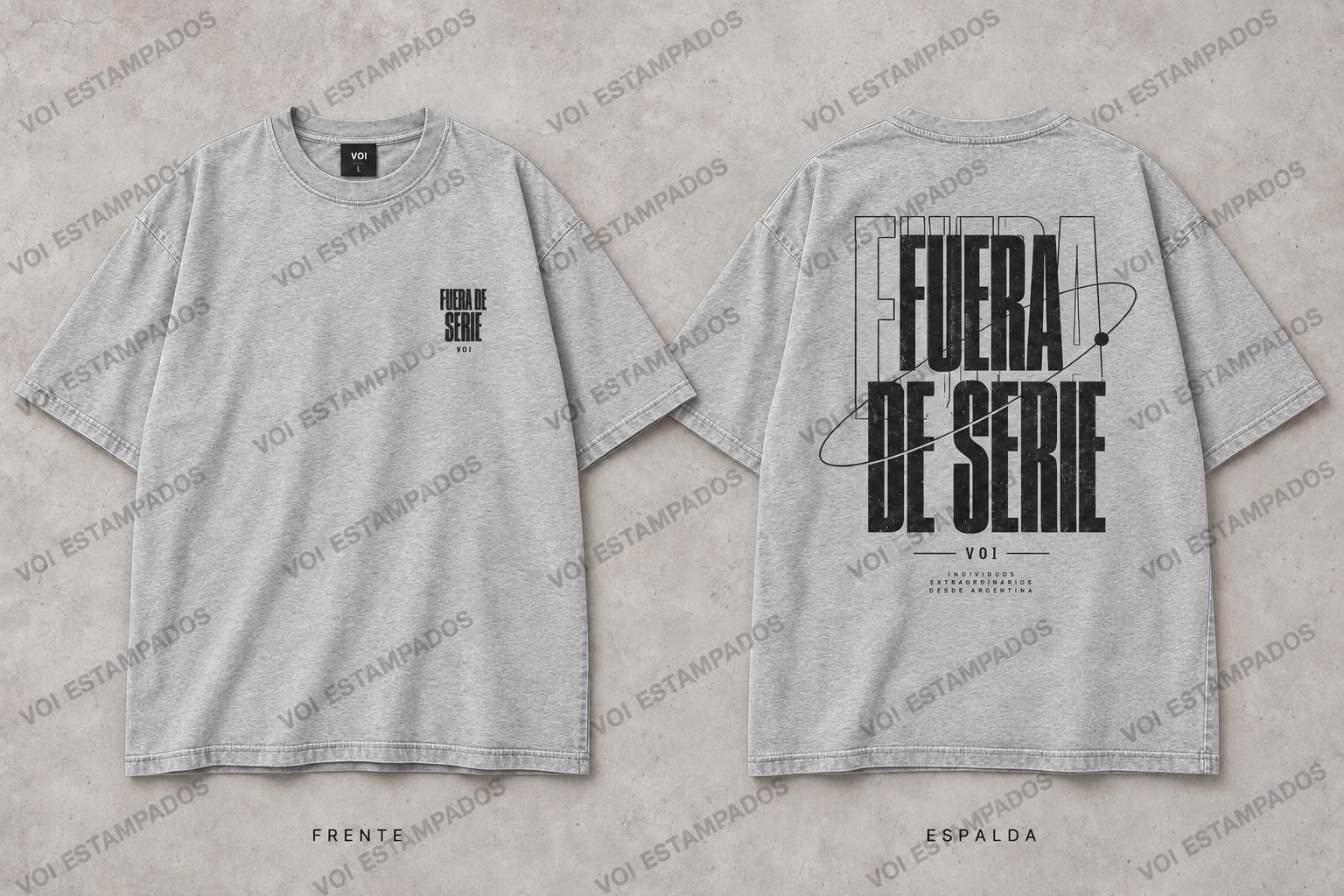 Remera con diseño Fuera de Serie de VOI
