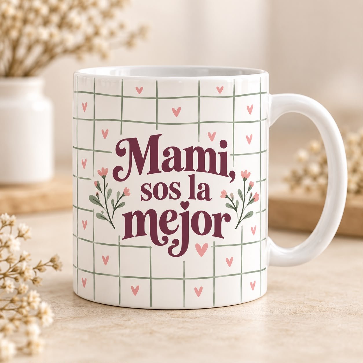 Tazas de cerámica personalizadas día de la madre